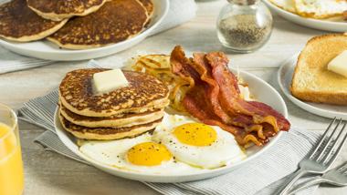 Breakfast with Pancakes