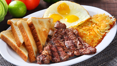 steak and eggs 
